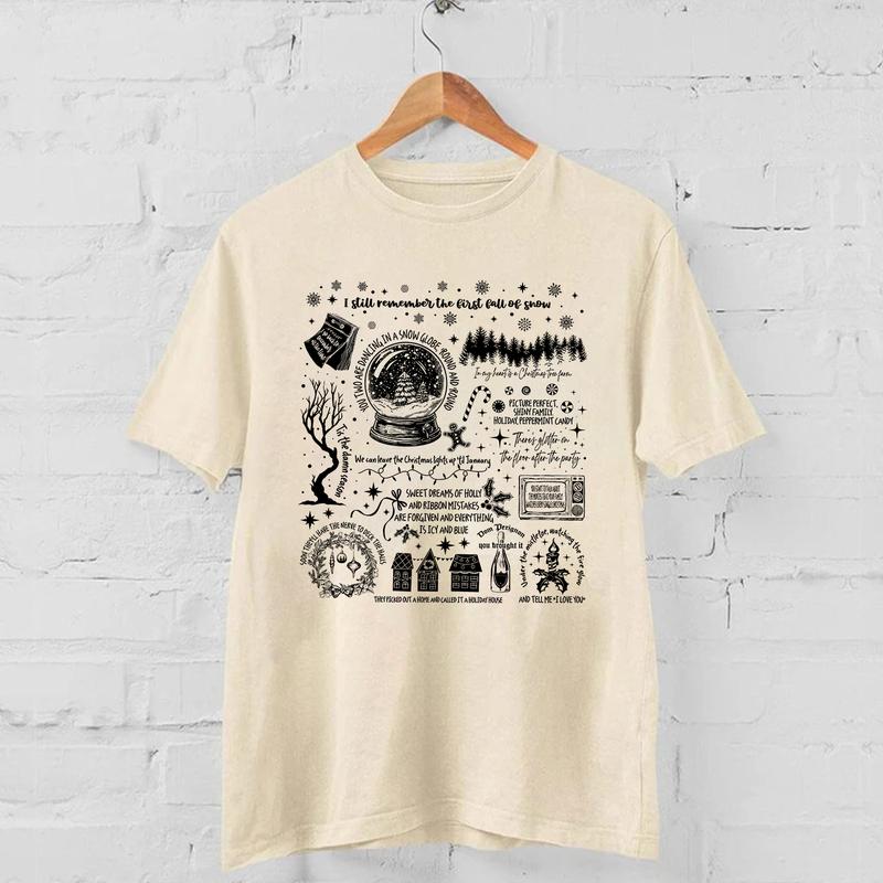 Christmas Song Lyrics Unisex ShirtSweatshirtHoodie For Fan, Christmas Cozy SHirt