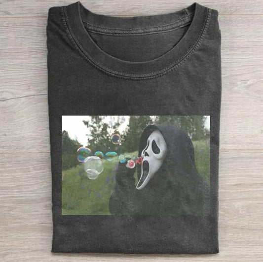 Vintage Halloween Graphic T-shirt, Ghost Face Funny Tee, Horror Movie Shirt, Horror Character, Funny Halloween Shirt, Unisex T-Shirt