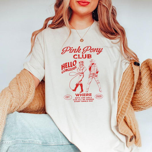 Chappel Pink P0ny Club Shirt Sweatshirt Hoodie, Vintage Shirt