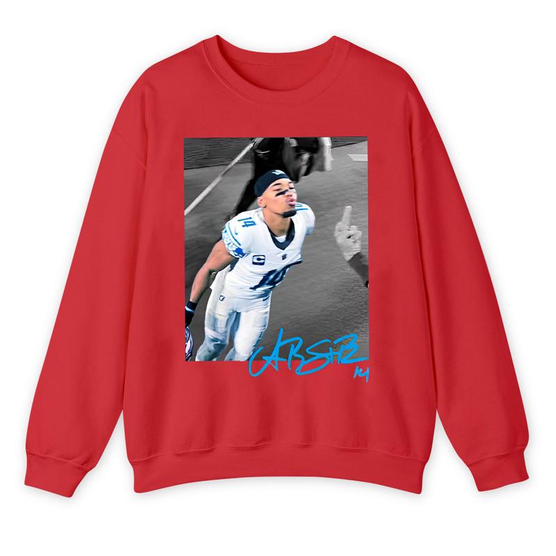 Amon-Ra St Brown Funny Meme With Green Bay Fan Sweatshirt, Detroit Football Retro TShirt, Game Day Shirt, Football Retro Shirt