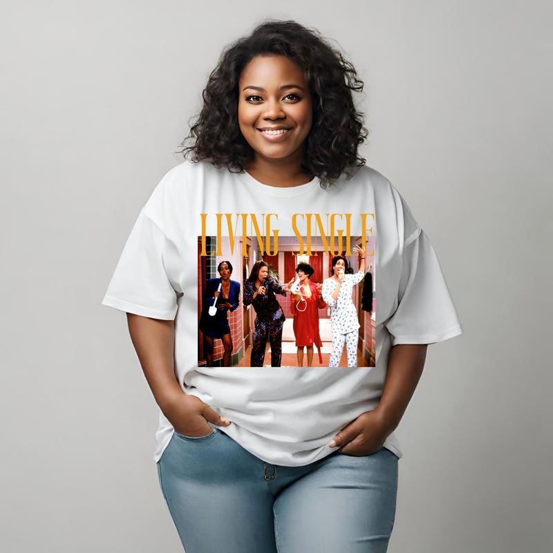 Vintage Living Single Shirt, Livings Single Fan Shirt, 80s 90s Music Tee Shirt, Livings Single Sweatshirt, Gift For Fan
