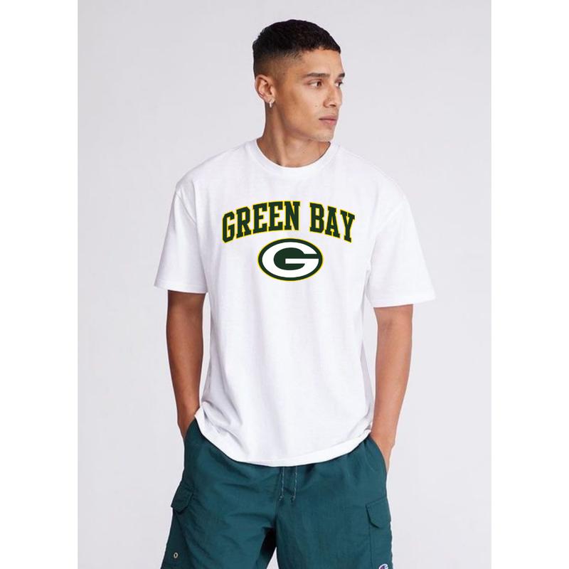 WHITE T-shirt Vintage 90s All Team Football Game Day Shirt, Team Unisex Shirt Gift Football Fan Pullover Menswear Tops Man