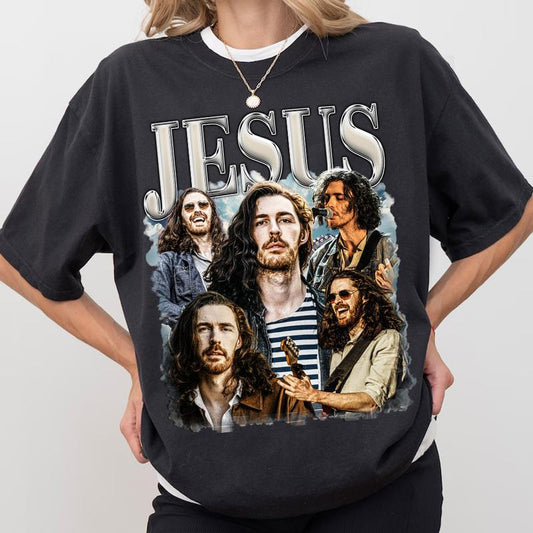 Hozier Jesus Vintage T-shirt  Jesus Cotton Top t-shirt crewneck