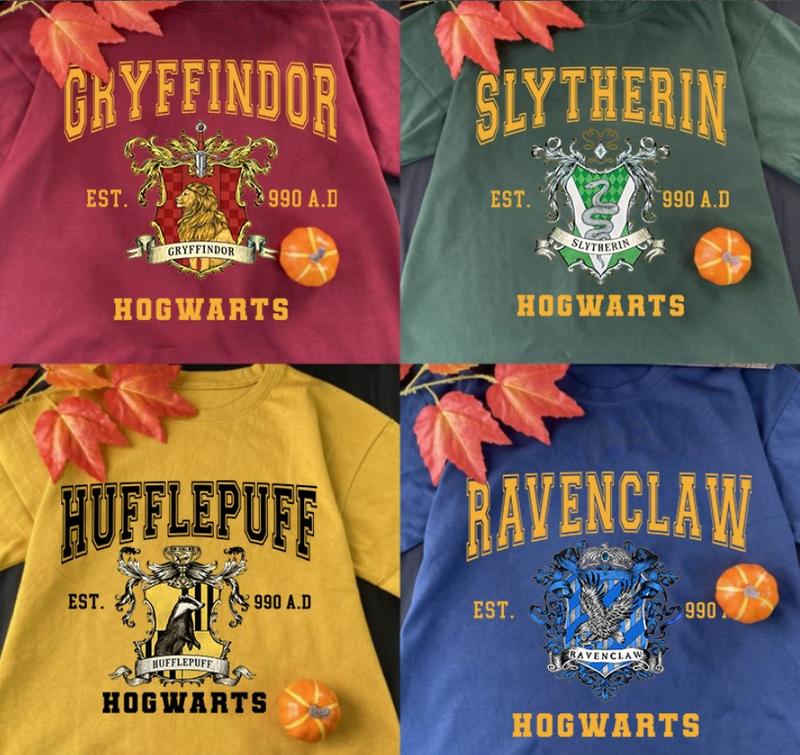 Ravenclaw Tshirt, HP Houses T-shirt, HP Wizard Tee, Hogwarts Houses Tshirt, Potterheads Shirt Gifts, Wizard Book Shirt, Ron Weasley, Hermonie Granger,
