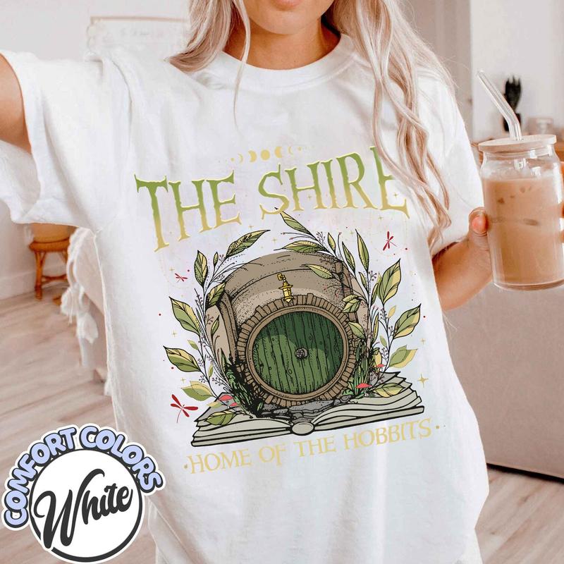 The Shire LOTR 3 T Shirt Hoodie Sweatshirt Sweater