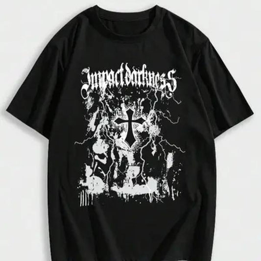 Men's Summer Clothes T-Shirt, Graphic Round Neck Casual Tee, Urban Men's Fashion Street Apparel Gifts for Him, Unisex Trendy Wear