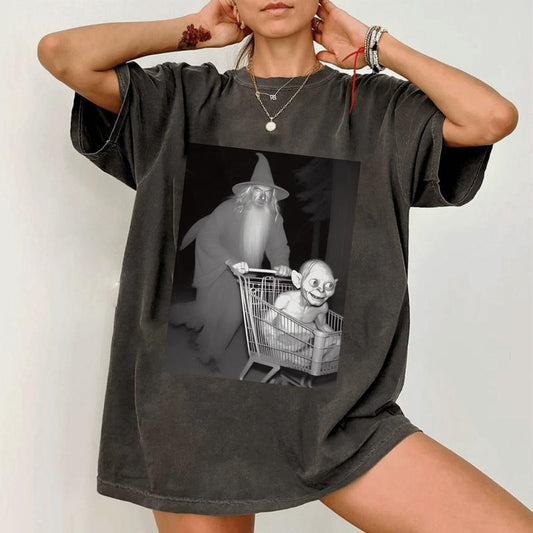 Gandalf and Gollum Go Shopping T Shirt Hoodie Sweatshirt Sweater