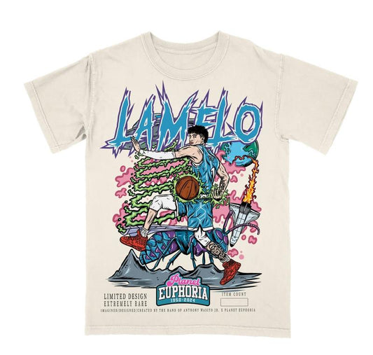 Vintage LaMelo Ball Graphic Tee - Men's Basketball T-Shirt