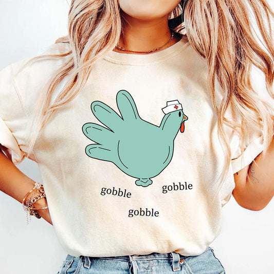 Nurse Shirts, Thanksgiving Nurse Shirt, RN Thanksgiving Shirt, Thanksgiving Gift, Nurse Gift For Women, Picu Er Peds Medical Assistant Gifts, Turkey T