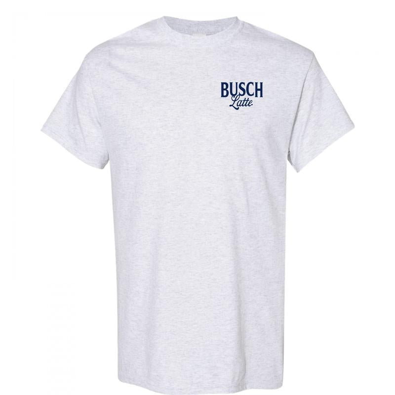 Busch Latte Bad Day To Be a Can Front and Back Print T-Shirt, Busch Latte Lovers T-shirt Menswear Top Medium Soft
