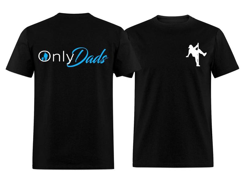 OnlyDads T-Shirt Black Menswear - Father's day - Dad's gift