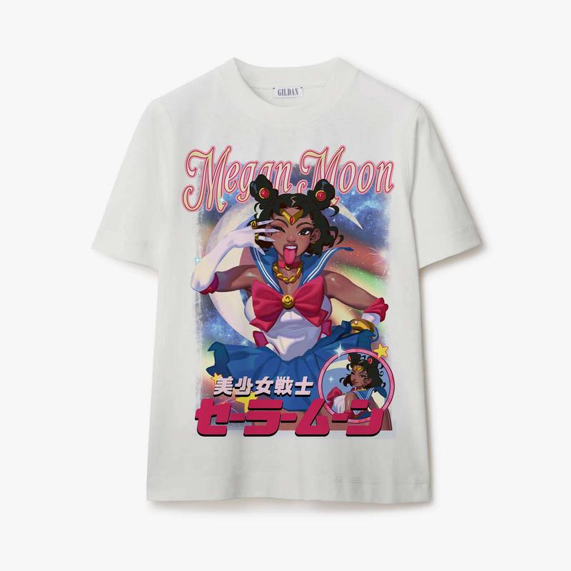 Mexgan Sailor Moon T-Shirt, Sweatshirt, Hoodie  Available in Sizes S-3XL Crewneck Classic casual tee