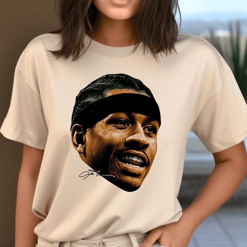 ALLEN IVERSON T-SHIRT Rare The Answer Rap Tee Vintage Style Graphic Print Collectible Kobe Lebron Shaq For Mens, Womens