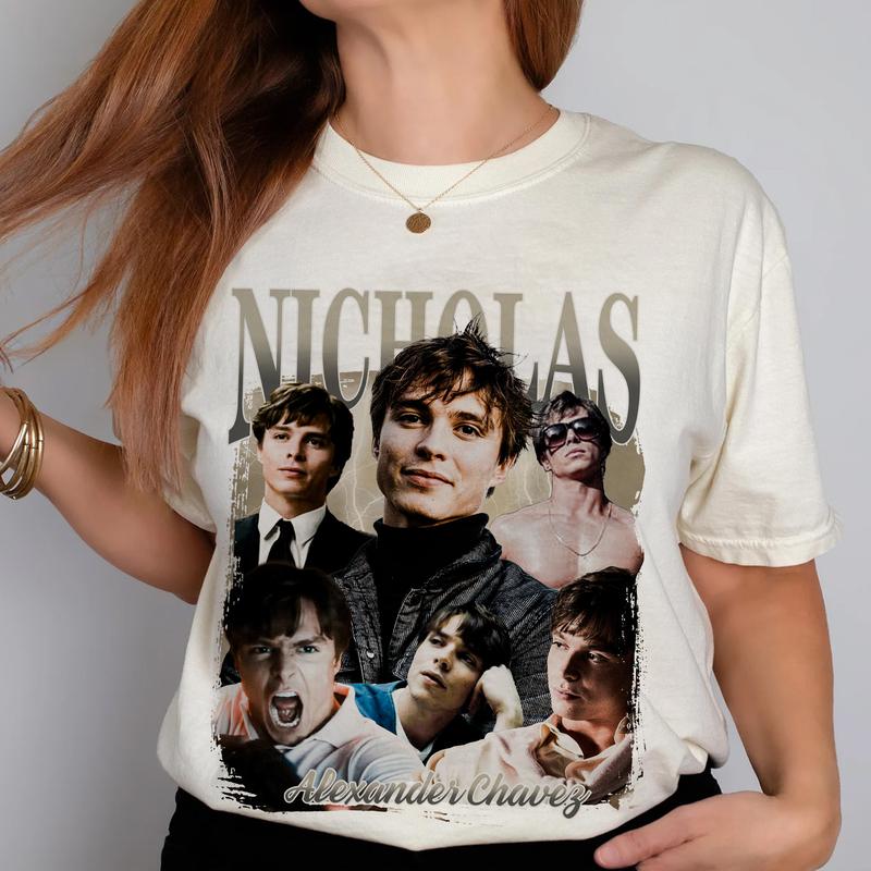 Nicholas Chavez Vintage T-Shirt, Menendez Brothers Shirt, Cooper Koch T-Shirt - Ideal Gift for Movies Lovers - Top, Fabric
