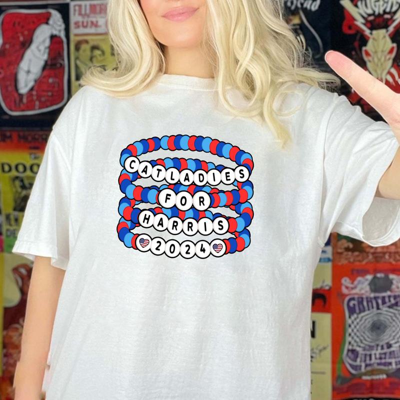 Cat Ladies for Harr1s Friendship Bracelet Support Female 2024 ShirtsSweatshirt