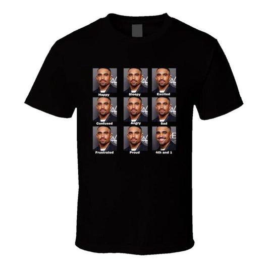 Jalen Hurts 4th And 1 Tush Push Football T Shirt,  Vintage Jalen Hurts Shirt,  Philly Football Shirt, Bird Gang Shirt