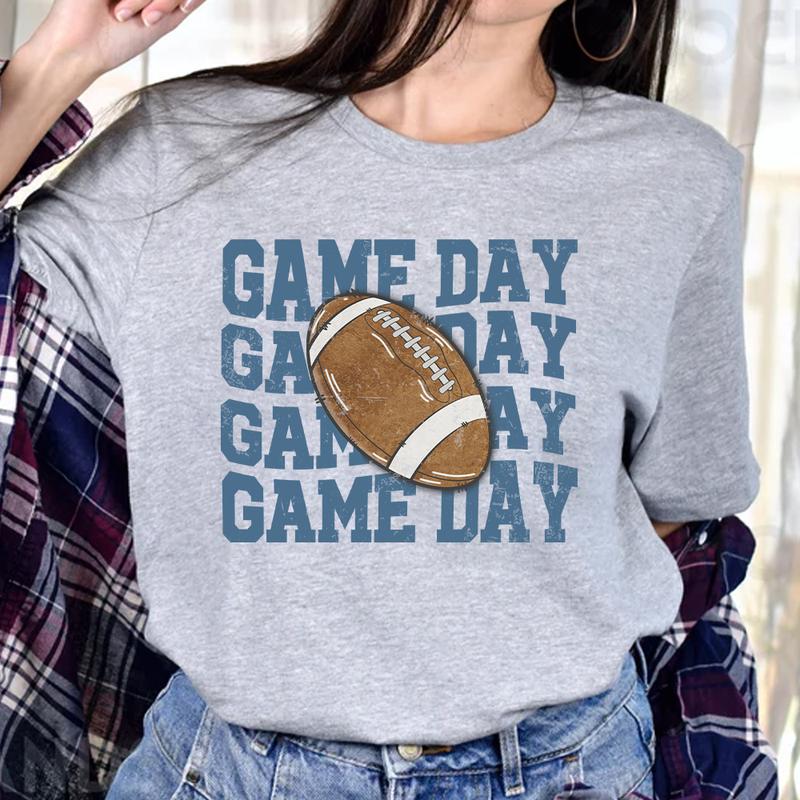 Retro Game Day Shirt, Football Gameday Tshirt For Women, Mom Football Shirt, Sports Game Day Tees, Retro Football Shirt, Women Football Tee