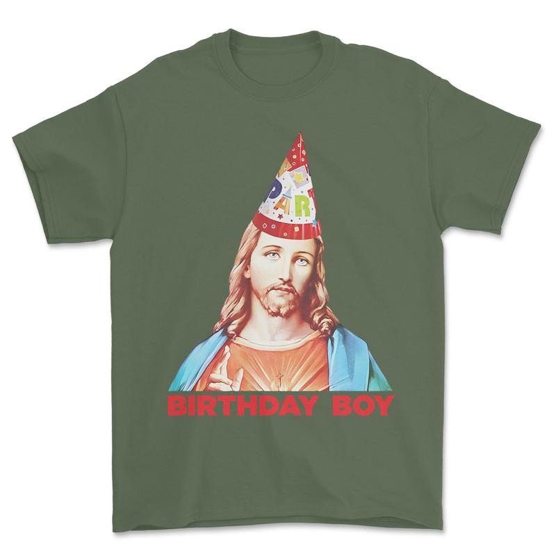 Jesus Birthday Boy Tee, Christian Tees For Men, For Women