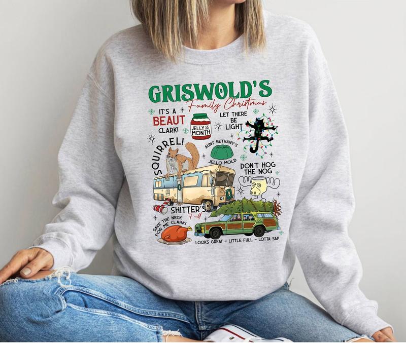 Griswold Christmas sweatshirt, griswold co sweater, Christmas tree farm shirt, family vacation game, national lampoon's christmas vacation Sweaters Co