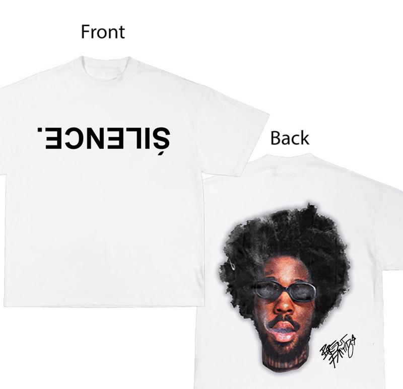 Silence Brentt Faiiyazz New Graphic Rap Tee Graphic Shirt