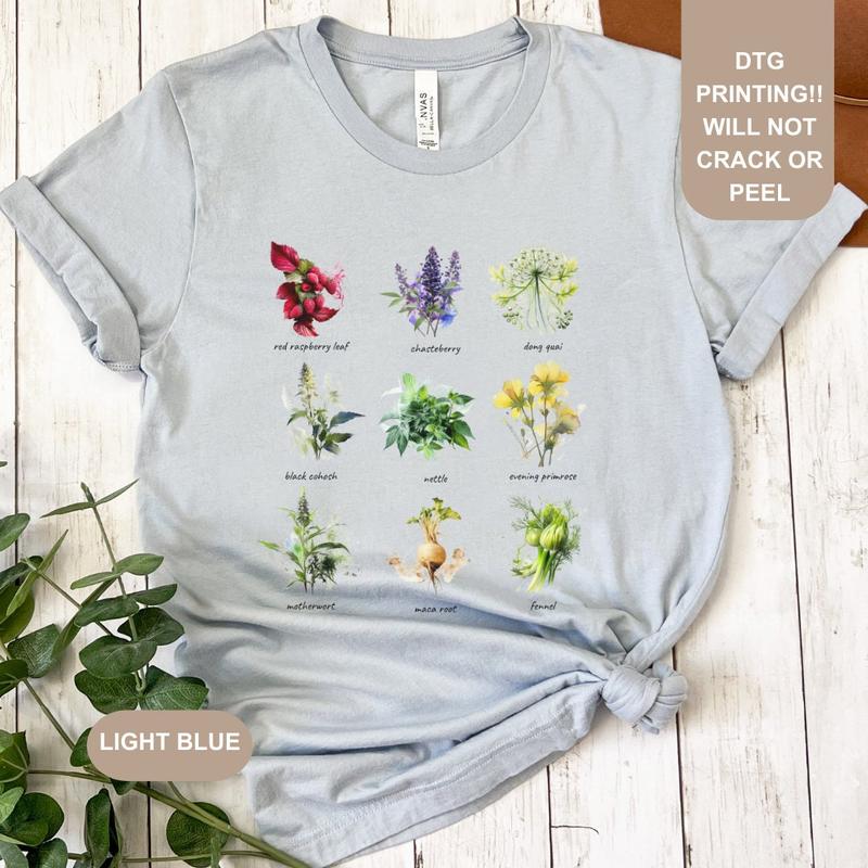 Women's Reproductive Health Herbs Sweatshirt, Herbalist T-Shirt Crewneck Hoodie, Women's Rights Shirt, Feminism Tee, Womenswear Comfort Casual