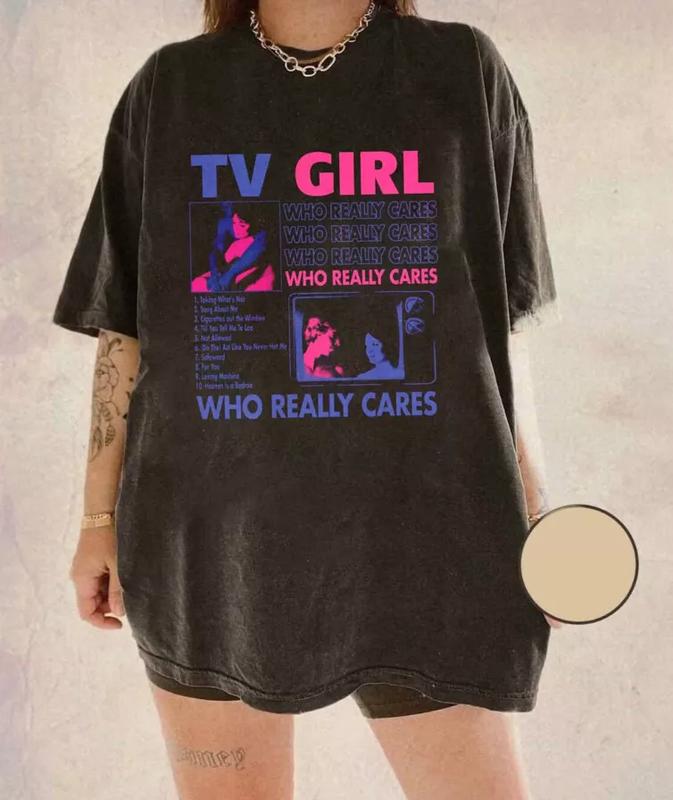 Tv Girl Shirt Unisex Short Sleeve Graphic Tee Cotton Unisex T-Shirt