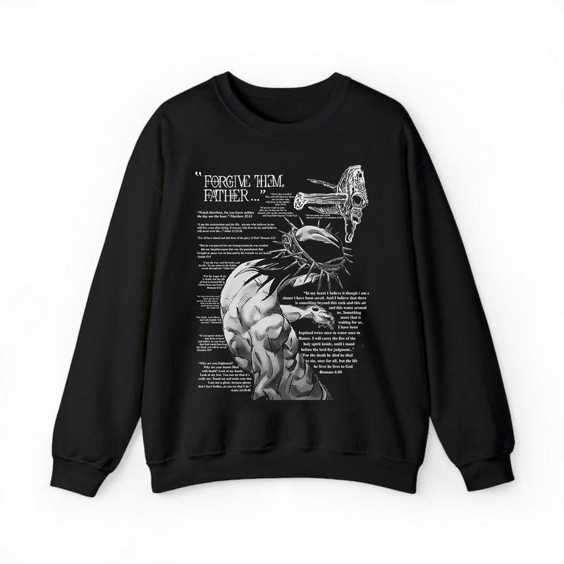 Forgive Them Father Bible Verses Print Sweatshirt Unisex