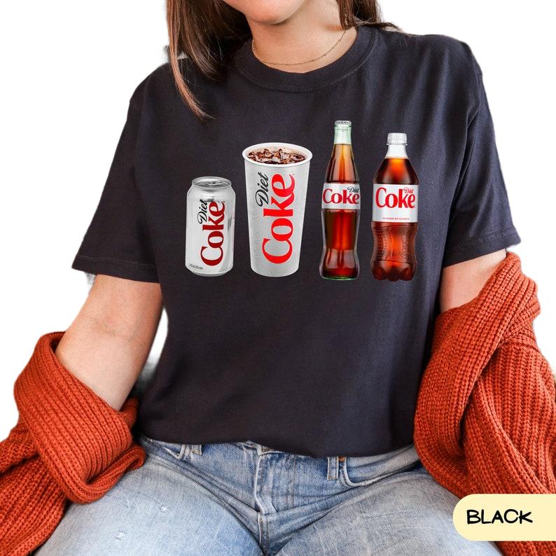 Diet Coke Shirt, Diet Coke Short Sleeve, Diet Coca Cola Crewneck, Gift for Diet Coke Lover, Diet Coke Lover Gift