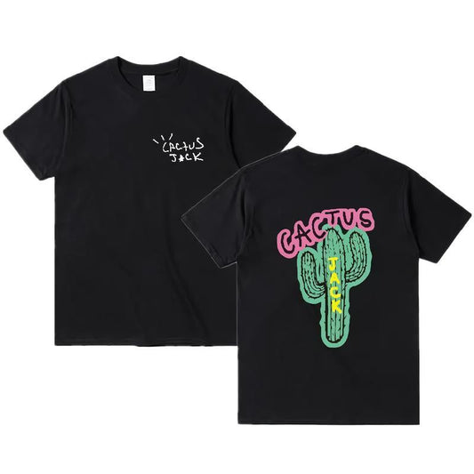 Cactus Jack Cotton T Shirt, Gift For Womens Men, Fan Travis, Vintage Graphic Tee, Tshirt for Men, Women, Cute Tshirt