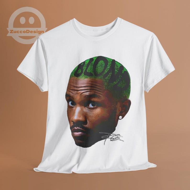 Frank Ocean Face T-shirt - Graphic Tees, Frank Ocean Album, Frank Hoodie, Blonded, Blond, Nostalgia, 90s vintage, Music Gift, Streetwear - Tshirt