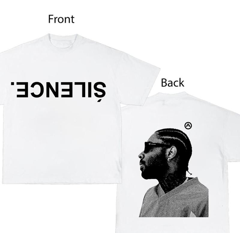 Silence Brentt Faiiyazz New Graphic Rap Tee Graphic Shirt hot hip hop