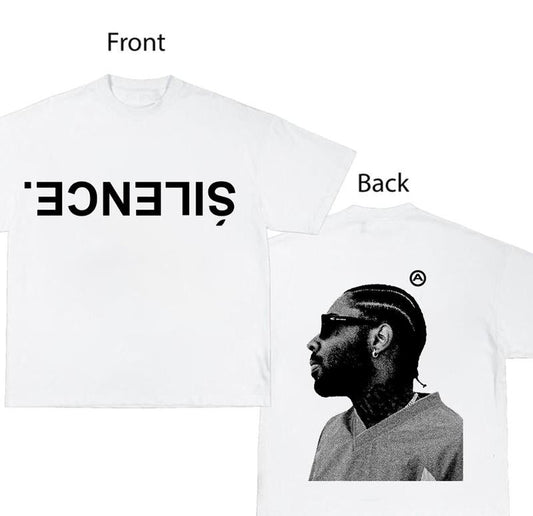 Silence Brentt Faiiyazz New Graphic Rap Tee Graphic Shirt hot hip hop