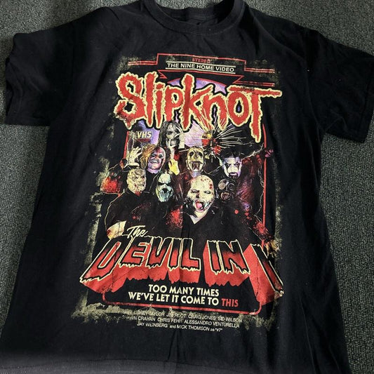 Slipknot Devil In The Nine Home Video Black T-Shirt