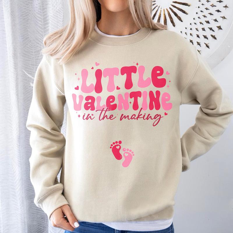 Valentines Day Pregnancy Sweatshirt, Valentines Day Pregnancy Announcement Shirt, Valentines Day Pregnancy Reveal, Valentines Day Maternity Shirt