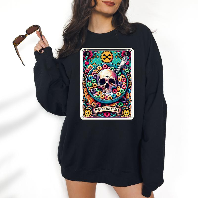 Tarot Card Sweatshirts Round 2 - DTF Print Unisex T-Shirt, Funny Tee, Funny Apparel, Gift Idea, Relaxed Fit, Casual Apparel, Cute Top, Great with Jean