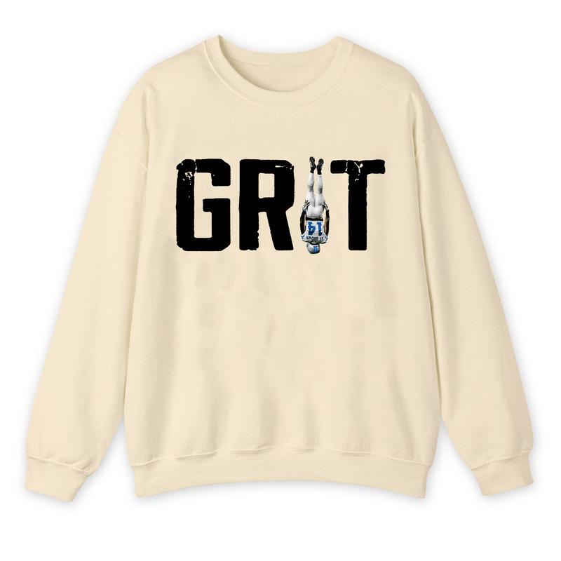 GRIT Amon-Ra St Brown Detroit Football Sweatshirt Crewneck