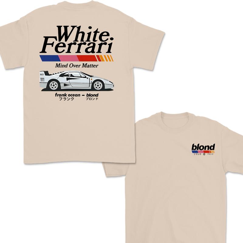 Frank Ocean BLOND WHITE FERRAR! v2 Short Sleeve Shirt Menswear