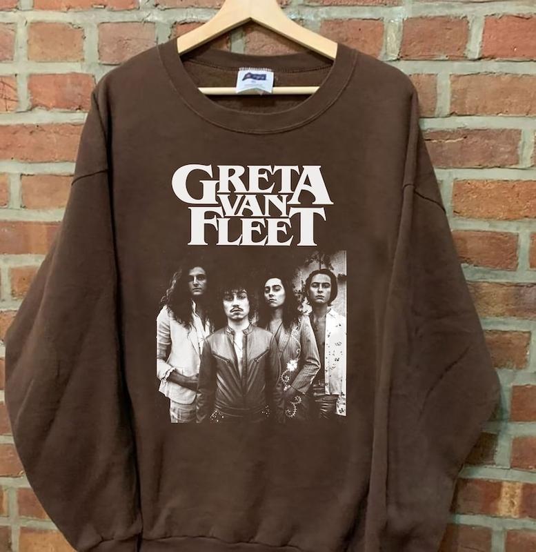 Vintage Band Greta Van Fleet Rock, Greta Van Fleet Tour 2024 Tshirt, Classic 90s Greta Van Fleet Shirt, Greta Van Fleet Starcatcher Tour - Unisex T-Sh