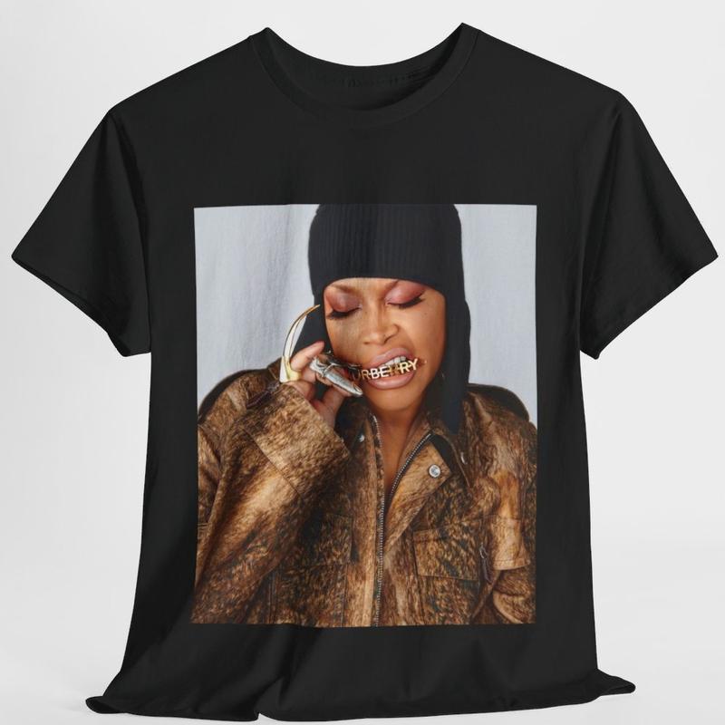 Erykah Badu 2024 Tshirt, Erykah Badu Music Cotton Unisex T-Shirt  Menswear Streetwear