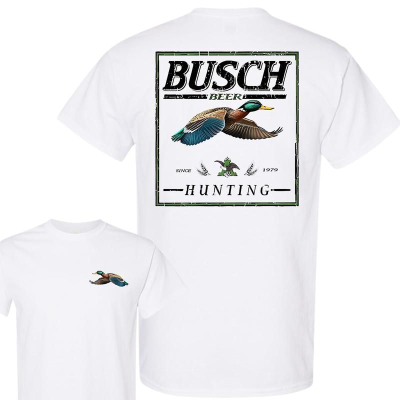 Busch Light Hunting Duck T-Shirt, Unisex T-Shirt, Full Color T-Shirt, For Men, For Women