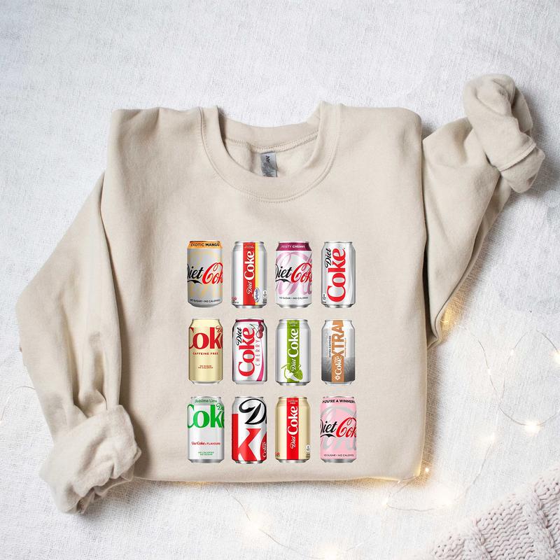 Diet Coke Sweatshirt, Coke Sweatshirt, Gift for Diet Coke Lover