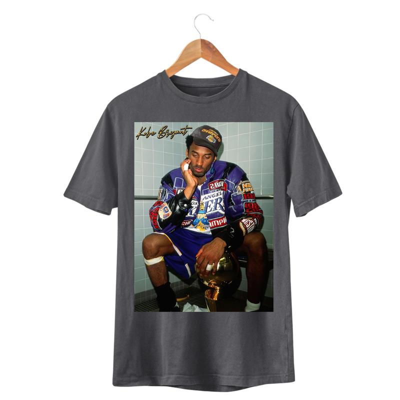 K0be Bryant Hat Jacket Lakers Championship T-Shirt Cotton Fabric