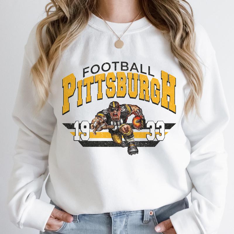 Unisex Pittsburgh Vintage Football Sweatshirt, Penn State Nittany Lions Football NCAA Sweatshirt, Pitt Panthers Football NCAA Sweatshirt, West Virgini
