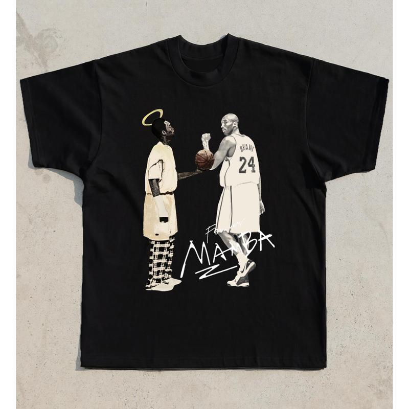 Kobe Bryant Basketball Forever Mamba Vintage Graphic T-Shirt Cotton Short-sleeve Retro Streetwear Tshirt Menswear Top Baseball Tropical Crewneck