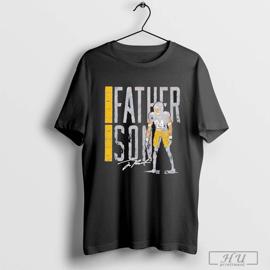 Pittsburgh Steelers Joey Porter Jr Like Father Like Son Signature T Shirt