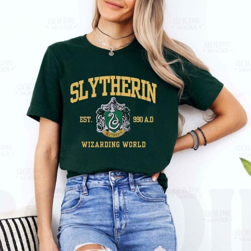 Vintage Hogwarts Houses Sweatshirts, Harrrry Potttter Shirt Menswear Hoodie, Fashion Women's Top for Daily Wear, Womenswear Hoodie