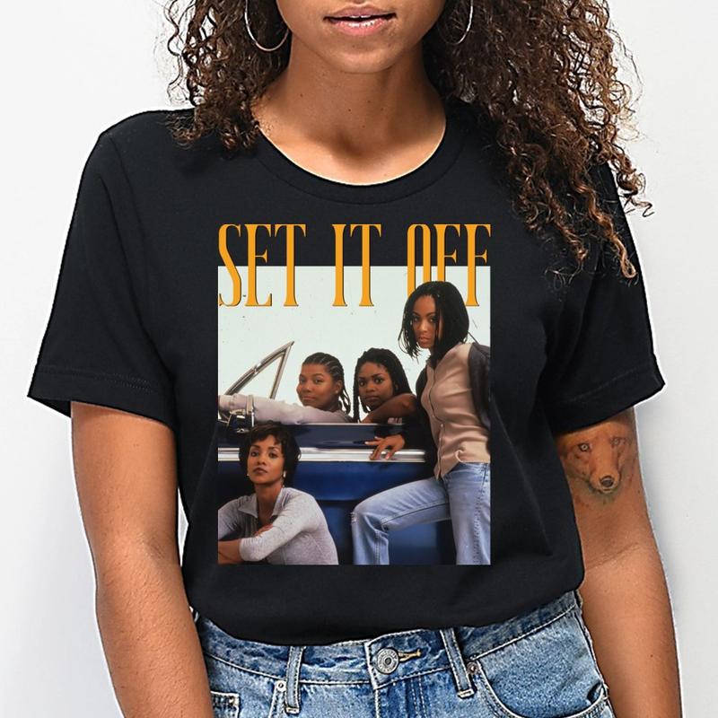 Set It Off Shirt, 90s Style Graphic T-shirt,  Set it Off Sublimation Shirt, Set It Off Tee Shirt, Gift For Fan