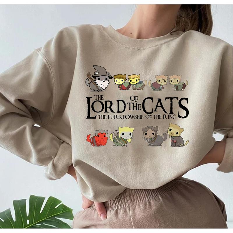 Lord of The Cats T Shirt Hoodie Sweatshirt Sweater