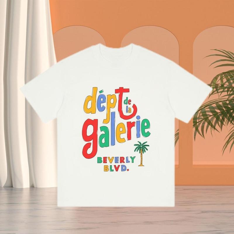 GALLERY DEPT T-Shirt, GD Letter Printed Gallery Dept Shirt