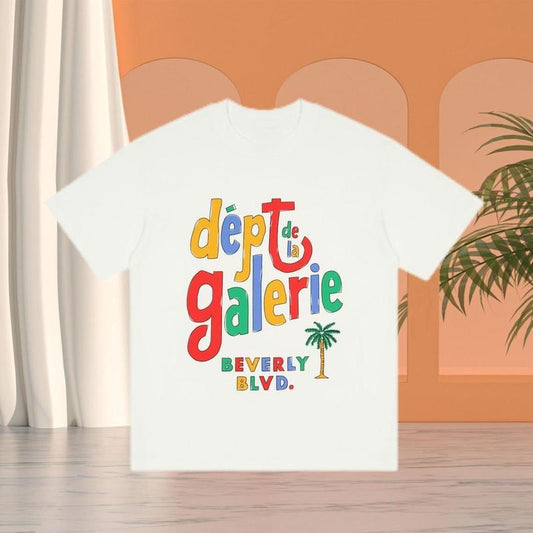 GALLERY DEPT T-Shirt, GD Letter Printed Gallery Dept Shirt